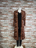 Wrap dress- leopard print