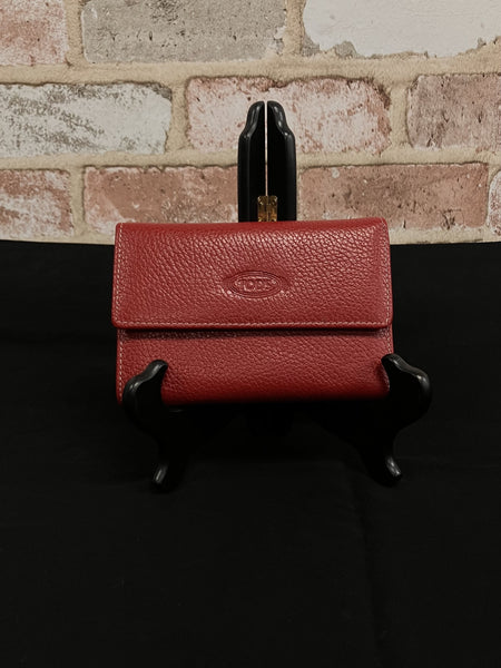 Red TOD'S Wallet