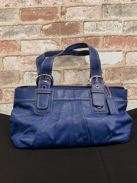 Blue Coach Bag