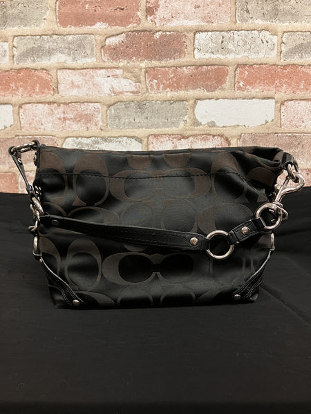 Black Logo Coach Bag